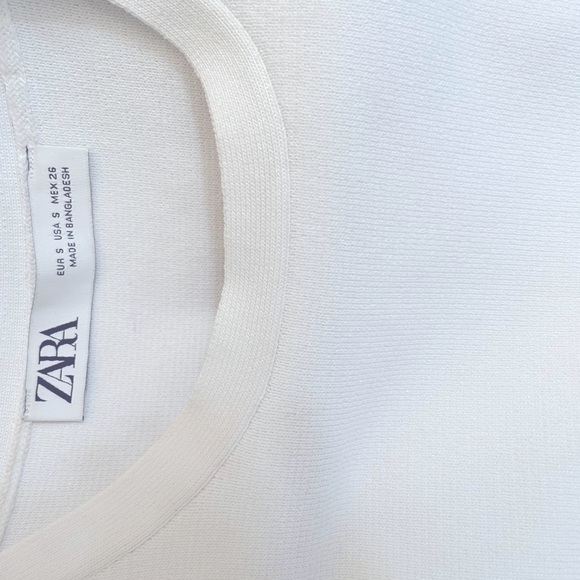 Zara white muscle tank (sz S) - Picture 3 of 3